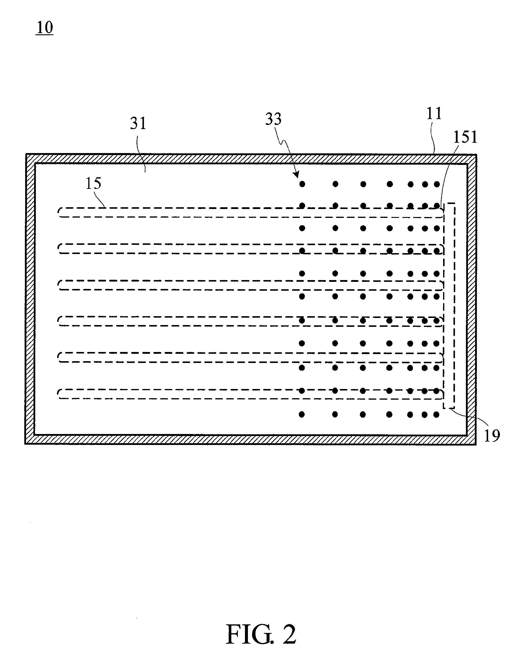 Optical Component Assembly for Use in a Direct Backlight Module