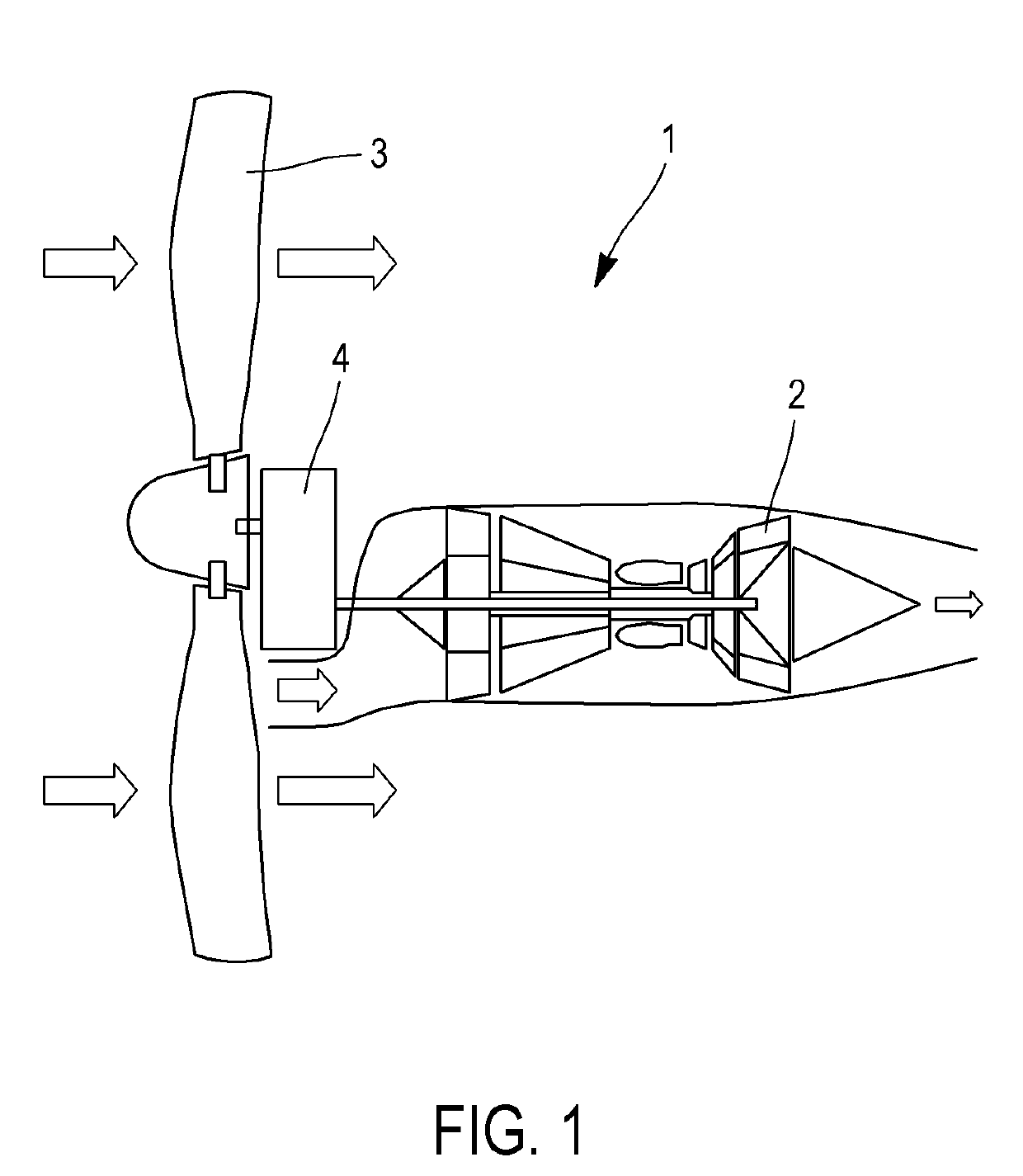 Turbopropeller control system with control saturation management