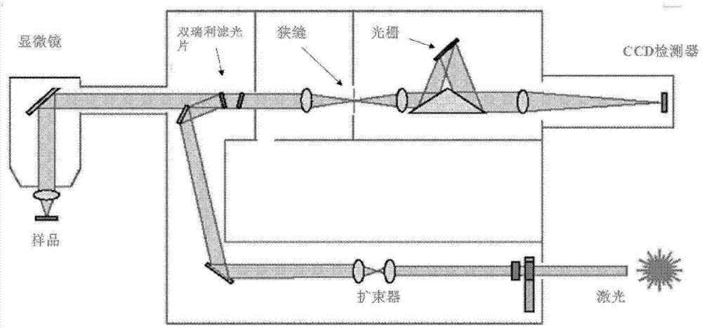 A Raman Spectrometer Based on Sideband Filter