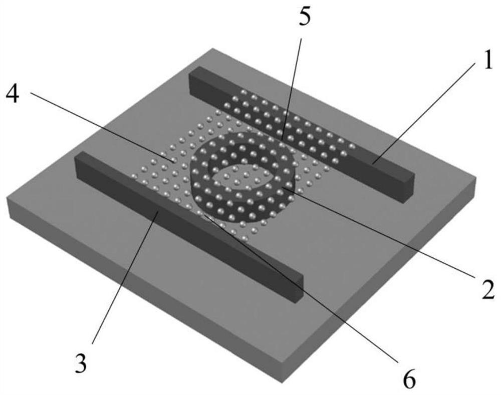 Optical frequency converter of silicon nitride micro-ring integrated gallium selenide film