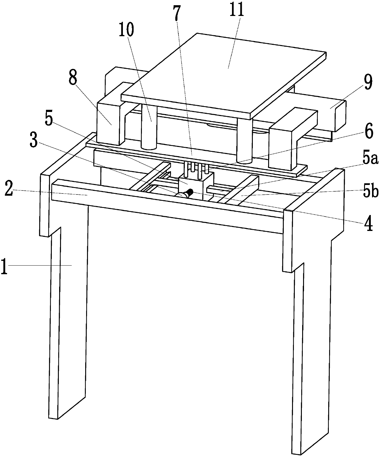 A retractable intelligent projection device for classrooms