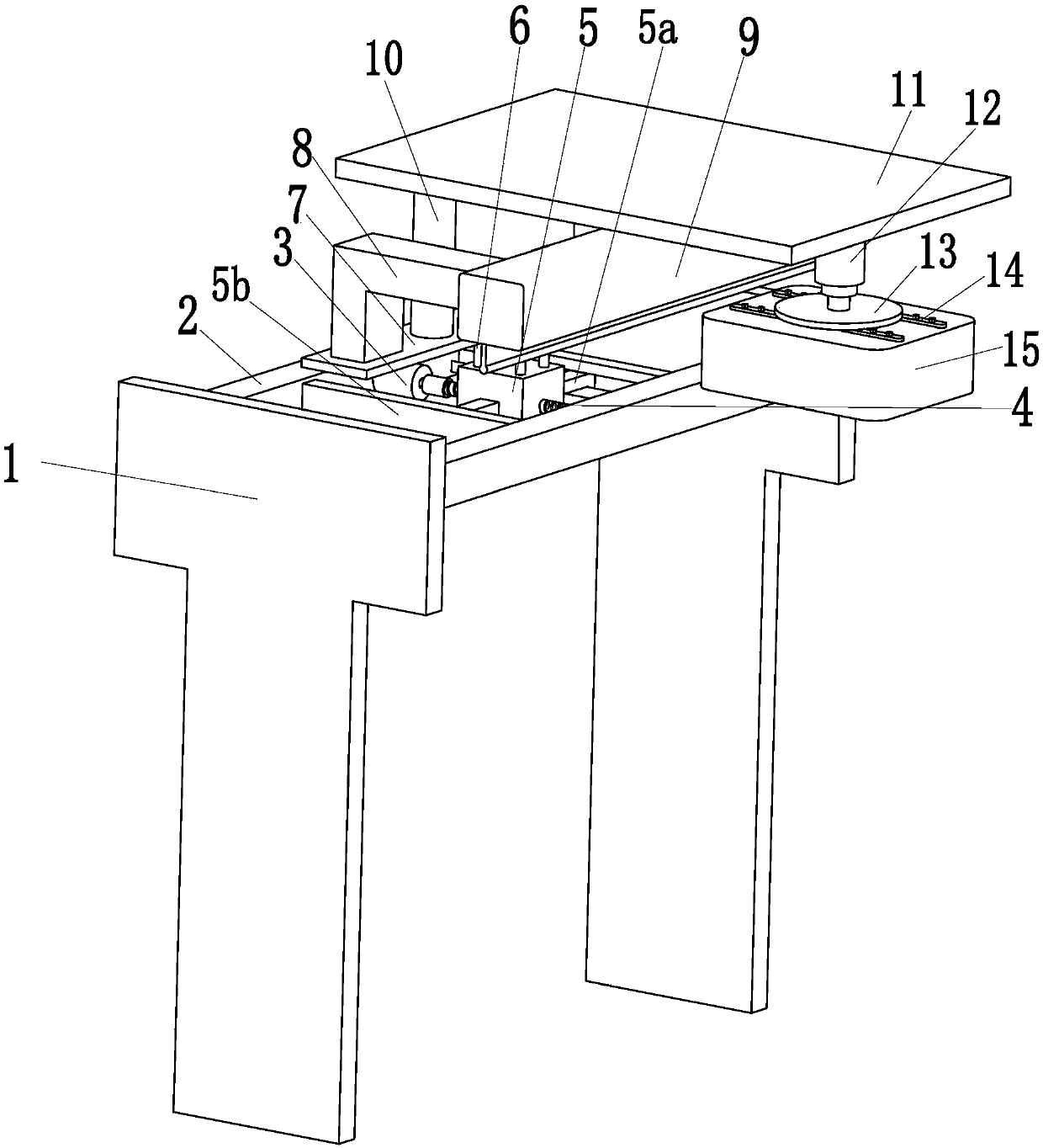 A retractable intelligent projection device for classrooms