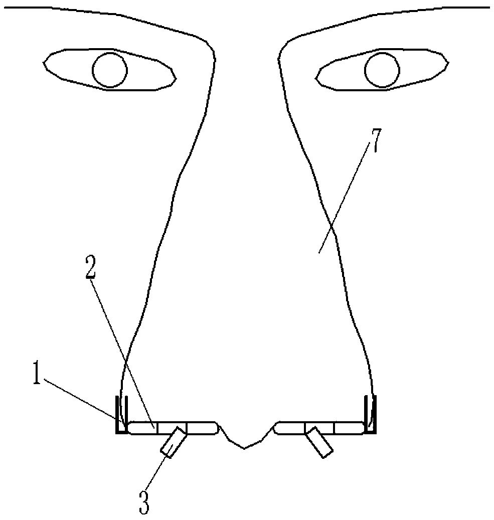 Hidden mask for yarn production workshop worker