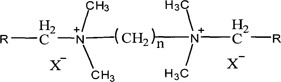 Composite algicide consisting of gemini surfactant and clay, and algae removal method