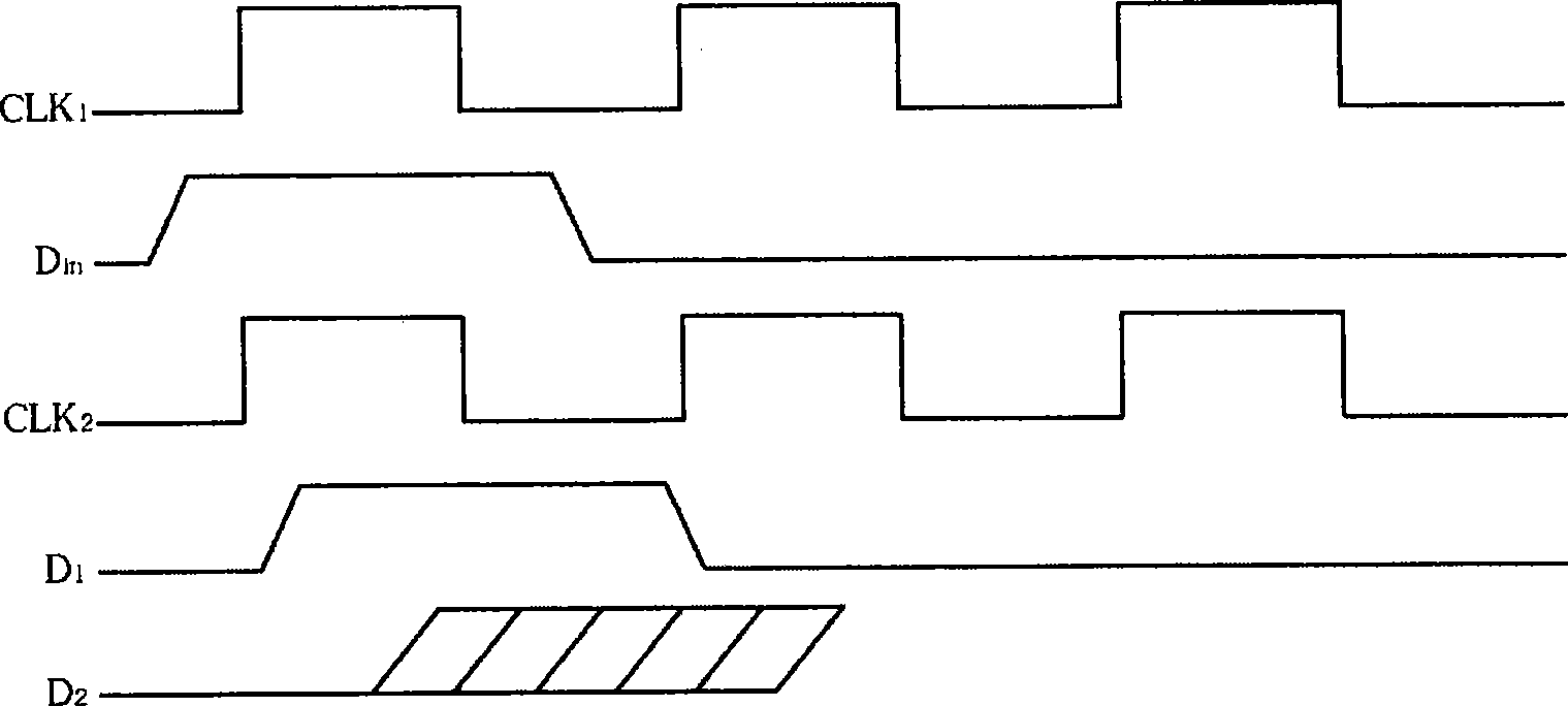 Data-latching circuit adopting phase selector