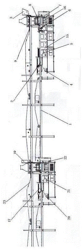 Multi-dipping-type full-automatic enteric hollow capsule forming manufacturing production line