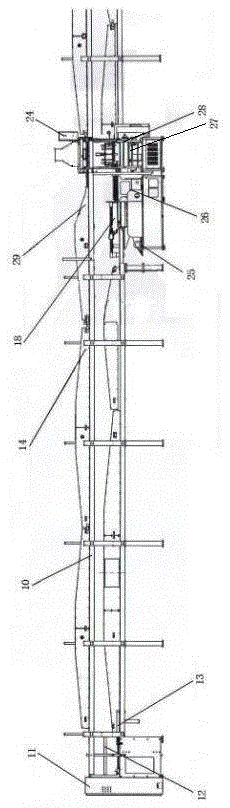 Multi-dipping-type full-automatic enteric hollow capsule forming manufacturing production line