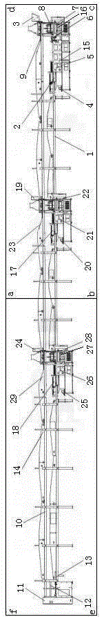 Multi-dipping-type full-automatic enteric hollow capsule forming manufacturing production line