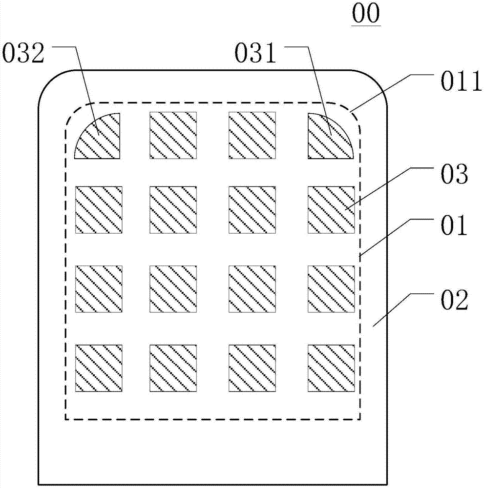 Abnormal-shape display panel and display device