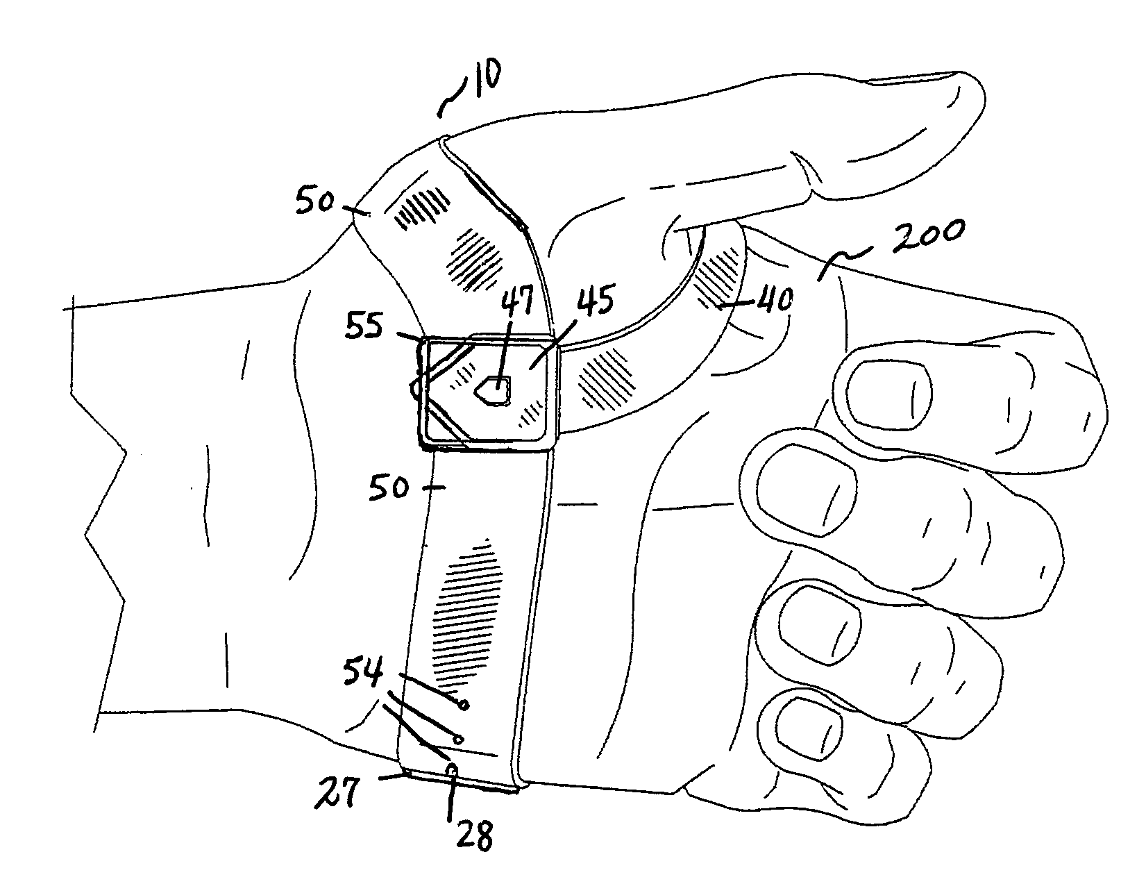 Device hoding structure