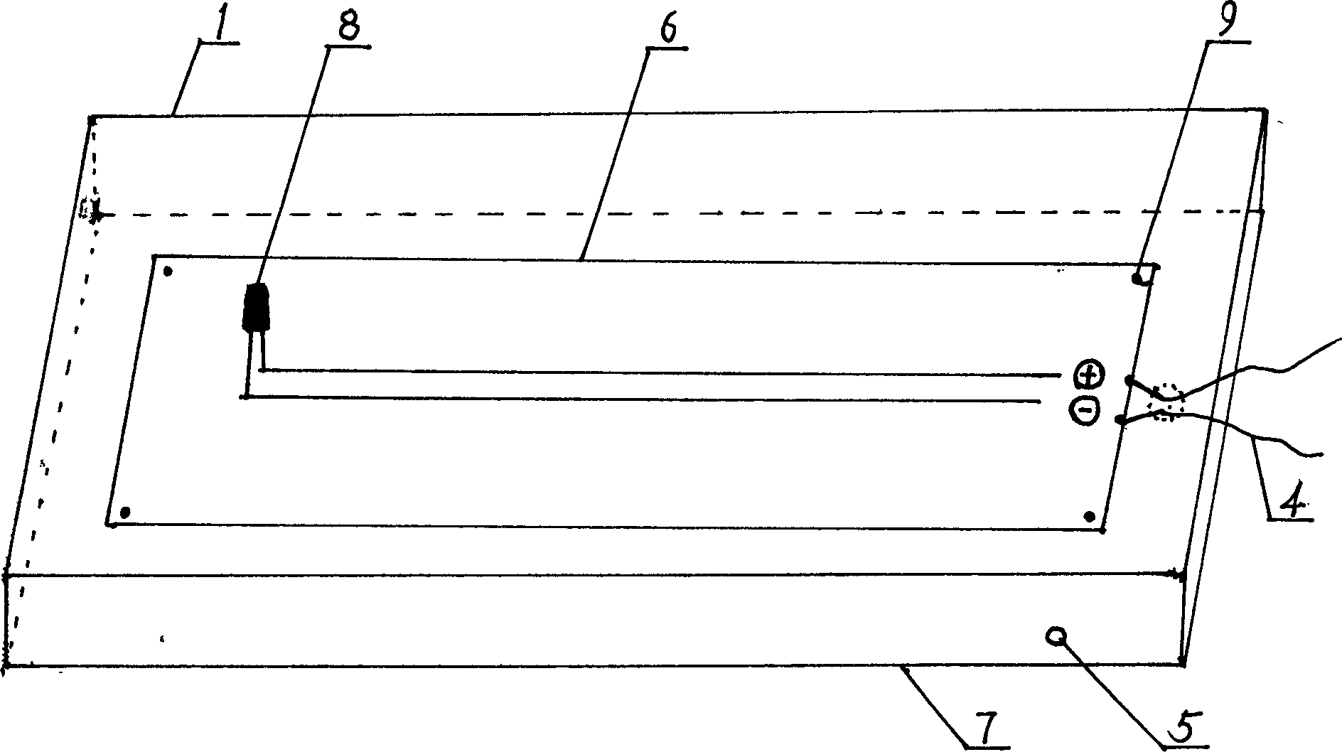 Nocturnal auto-illuminating display number plate for automobile and ship