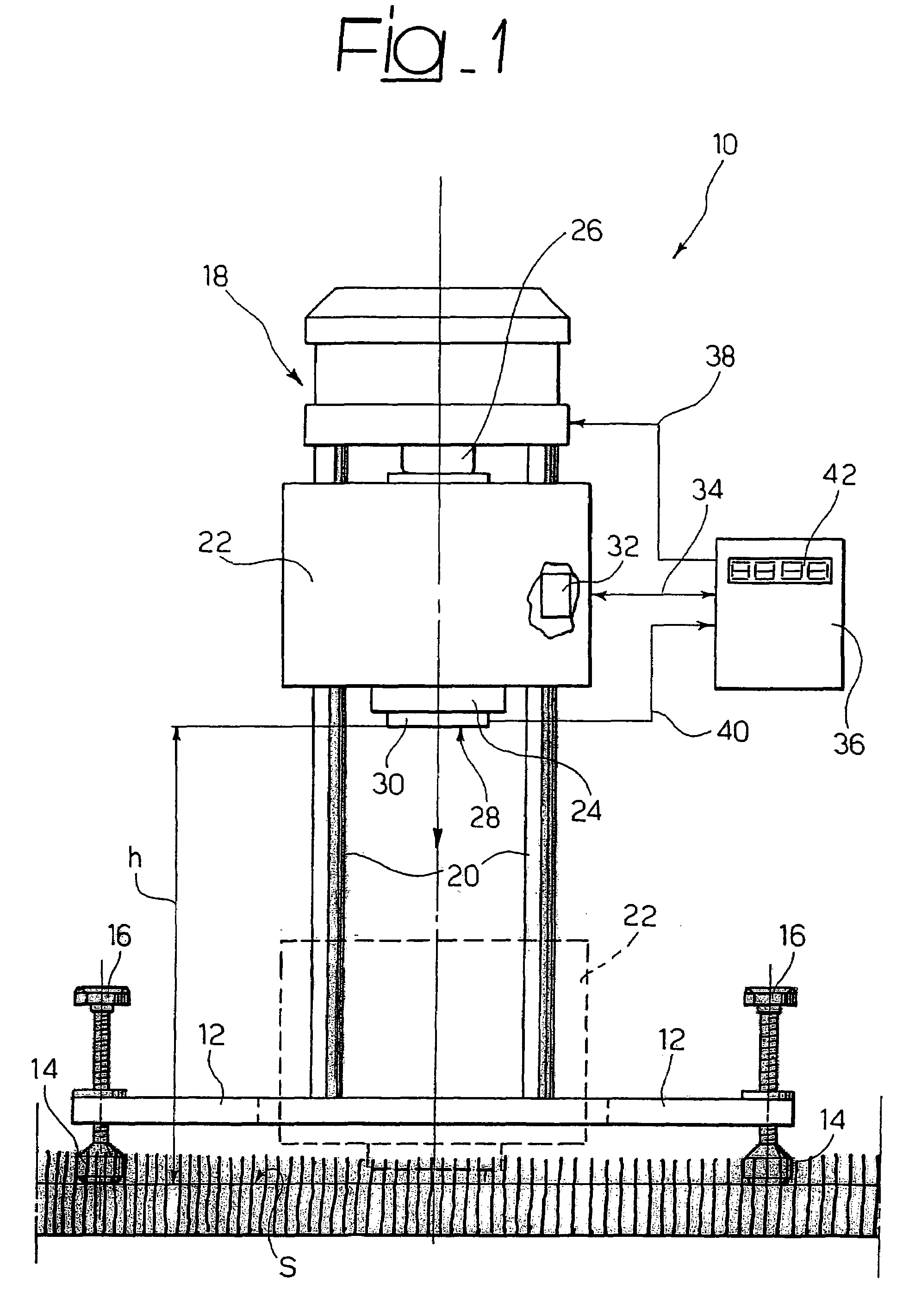 Method and instrument for characterizing treading surfaces, for instance for realizing synthetic turf surfaces