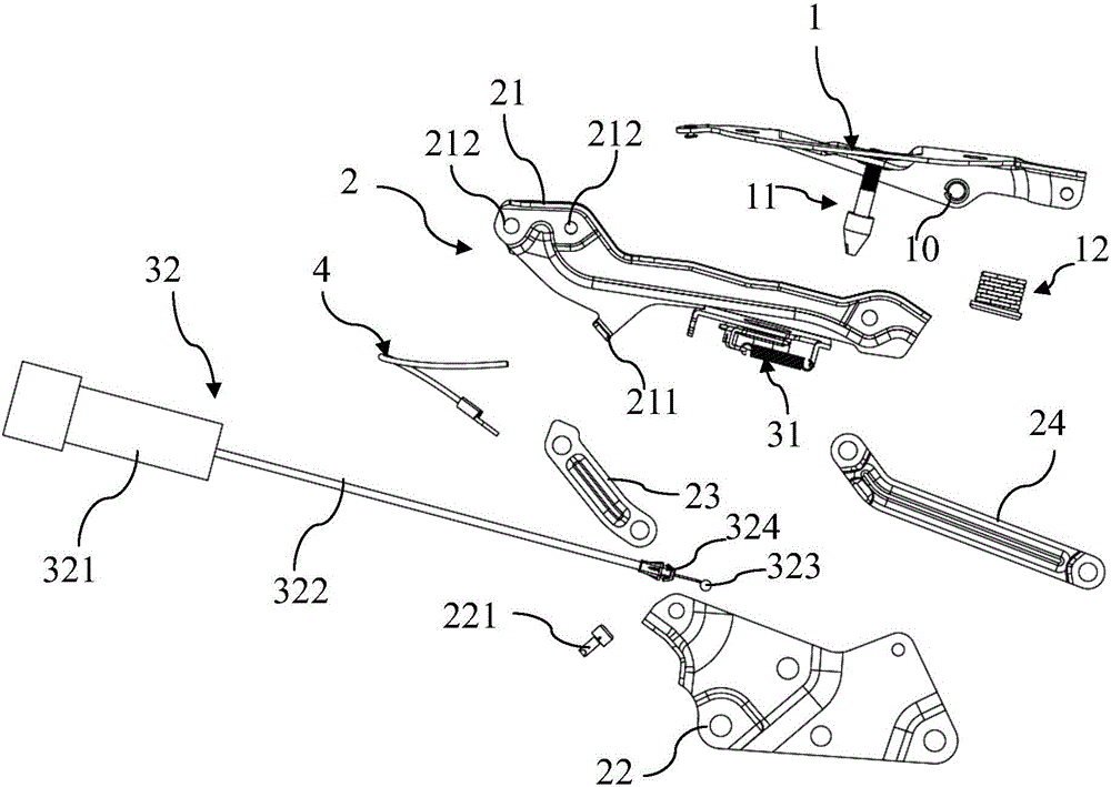 Connecting assembly for connecting engine hood and car body