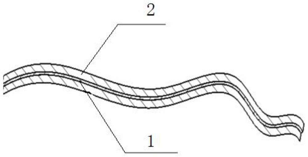 A kind of 3D silica gel film with fabric layer and its preparation method and application