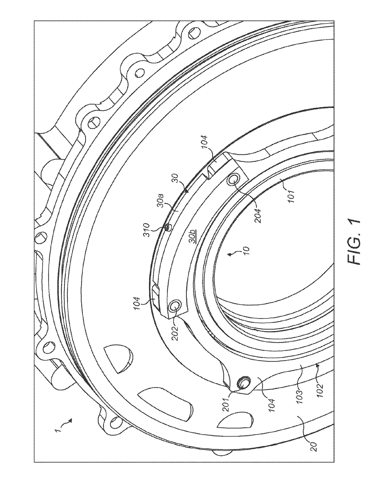 Rotor bearing temperature sensor