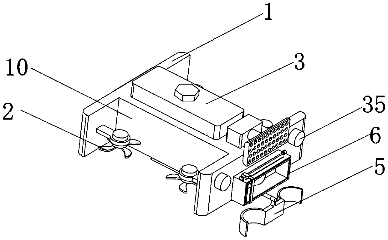 Power station boiler membrane type water-cooled wall cleaning device