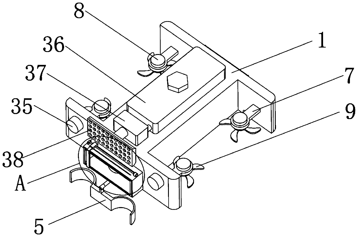 Power station boiler membrane type water-cooled wall cleaning device