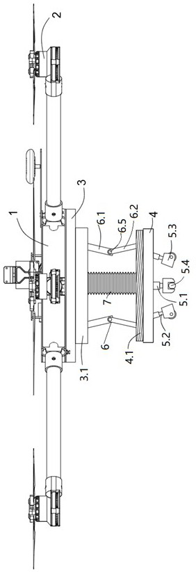 Unmanned aerial vehicle landing device with radio wave ranging guidance