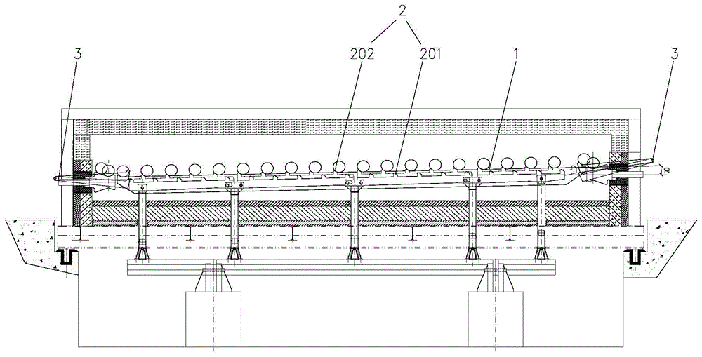 Intra-furnace conveying system for cylindrical workpiece and conveying method of intra-furnace conveying system