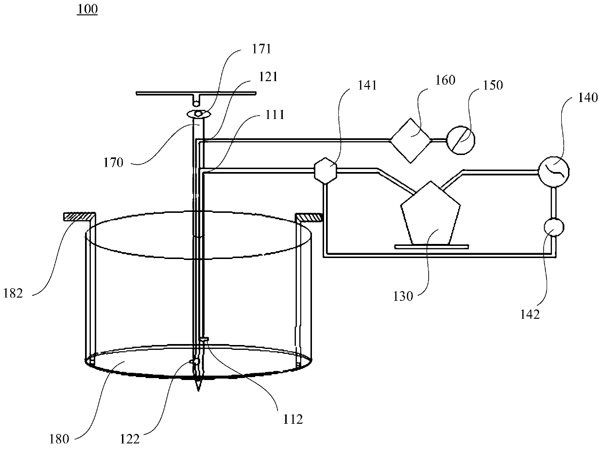 Soil pore air water acquiring device