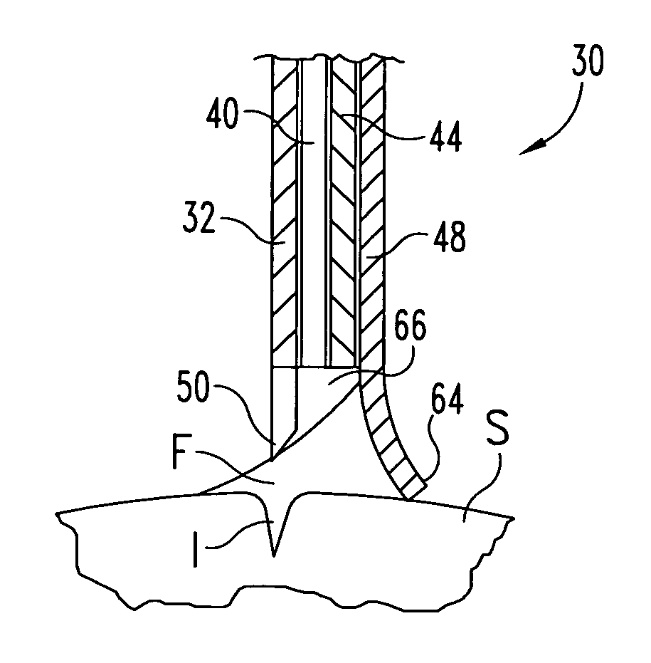 Integrated lancing test strip with capillary transfer sheet