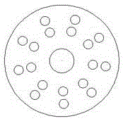 Air suction type closestool dredging device