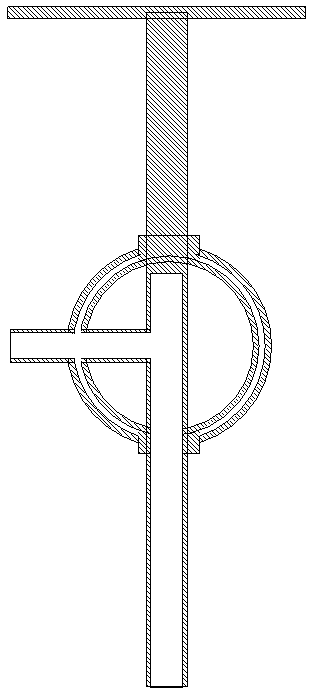 Solidified flatness sampling device for construction engineering