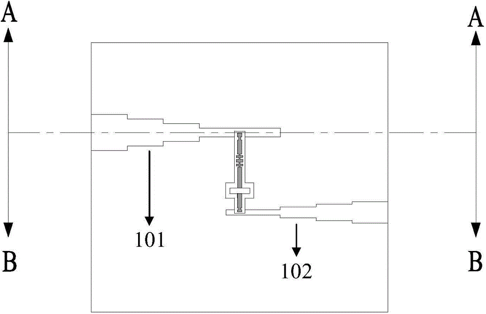 Terahertz frequency multiplier with multi-level lower waveguide matching structure