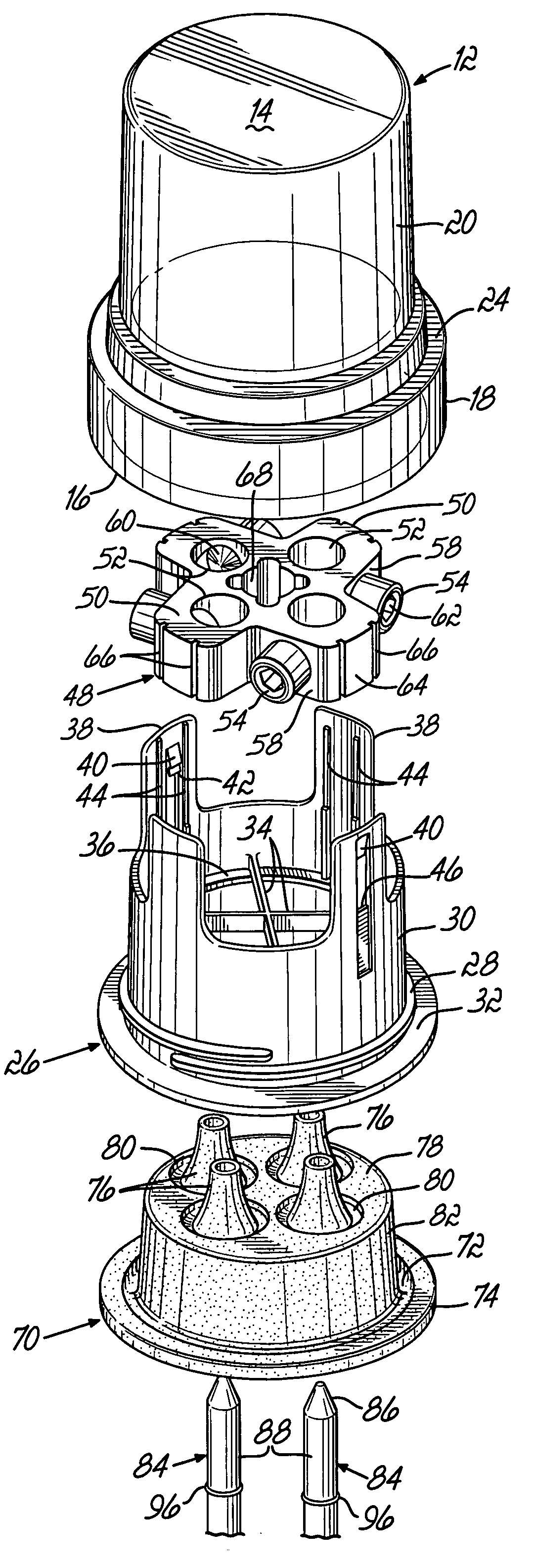 Submersible electrical connector