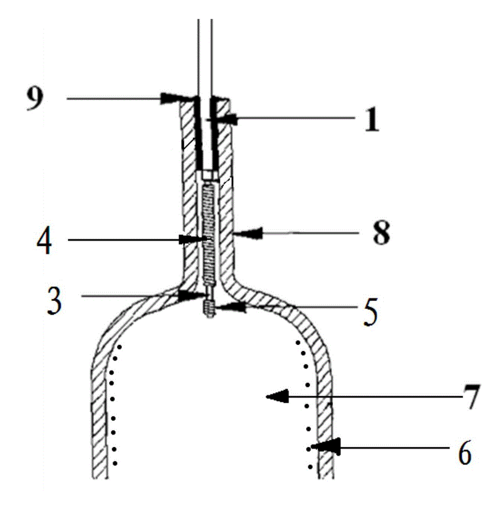 Ceramic metal halide lamp electrode and ceramic metal halide lamp