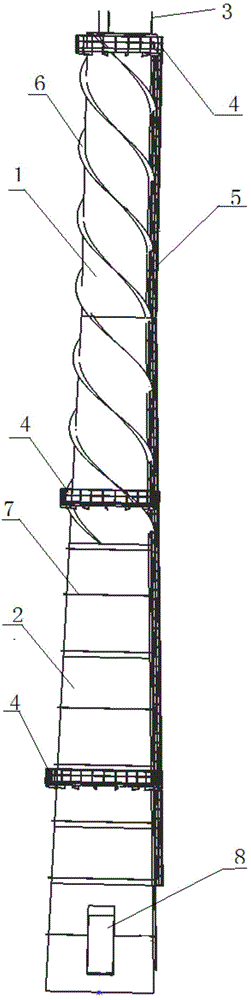 Reversed assembling method of upright cylindrical equipment