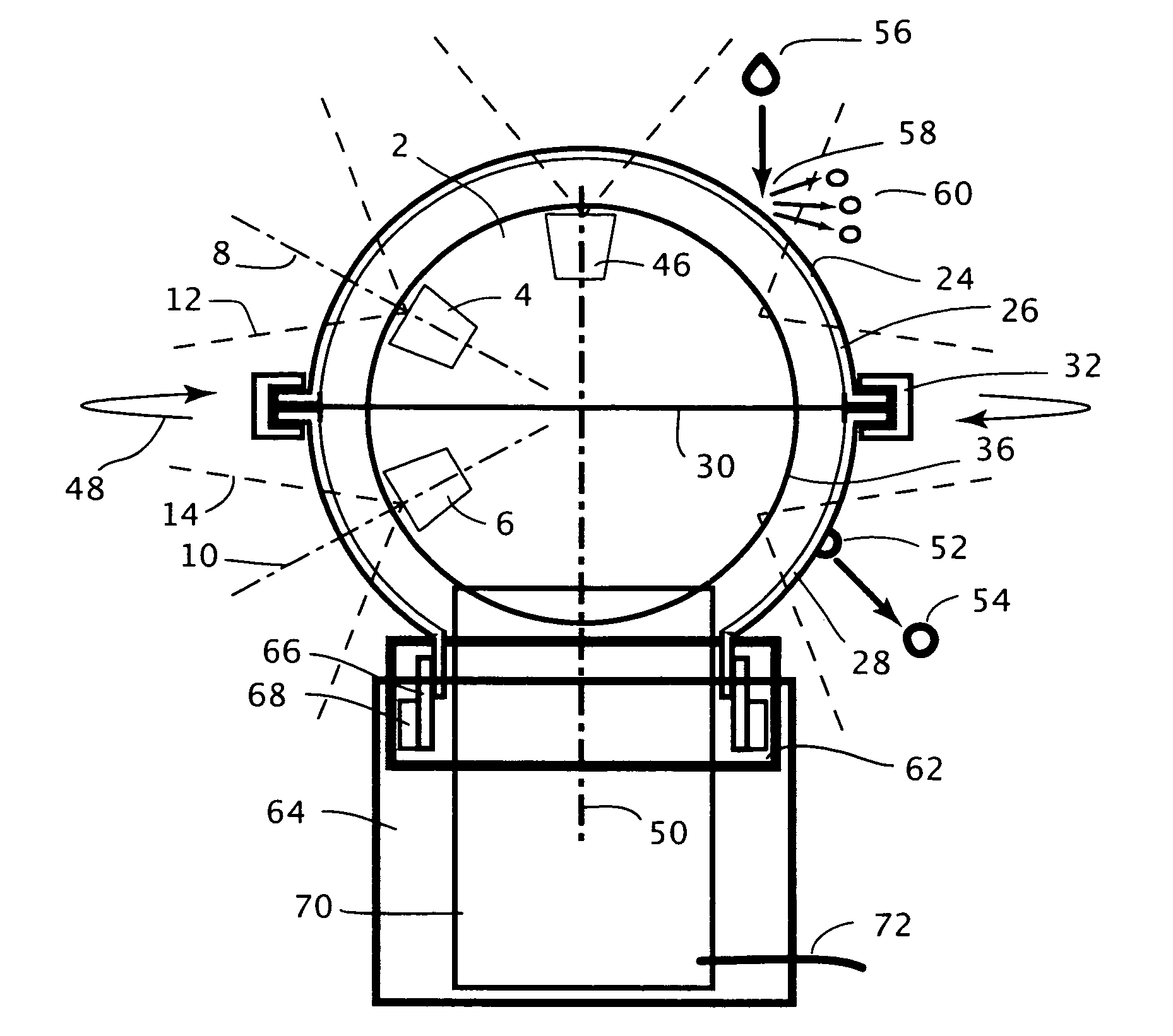 Spinning camera enclosure for environmental protection