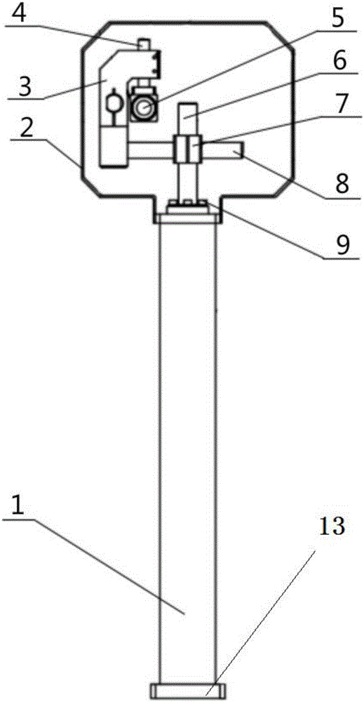 Detection device for end surface defects of piston pin