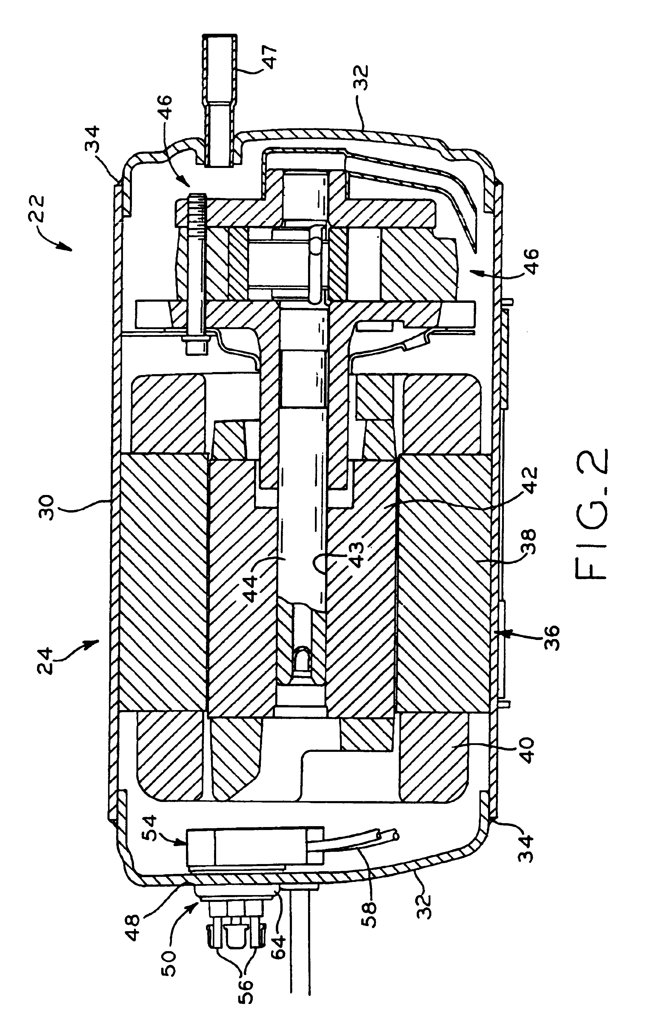 Compressor with terminal assembly having dielectric material