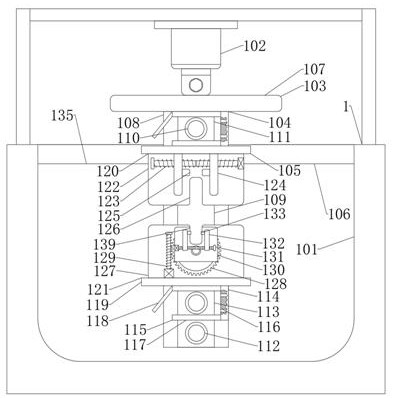 High-efficiency cooling device used before cable plastic molding