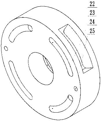 Cartridge vane pump and its integrated block