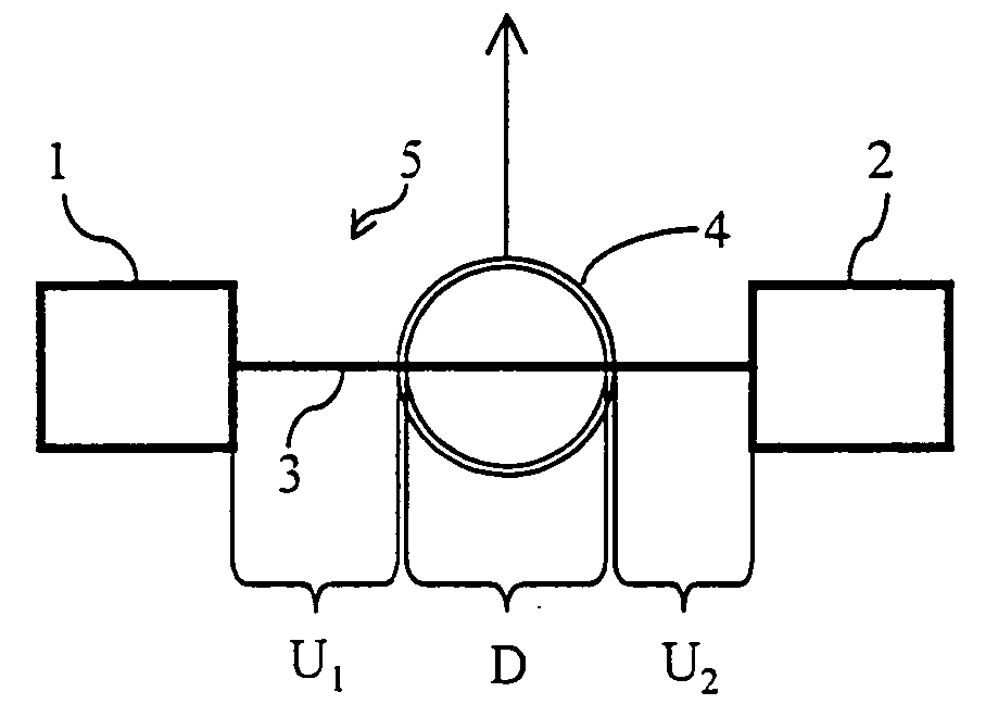 Method of determining the pressure of a gas mixture in a vacuum container by means of absorption spectroscopy