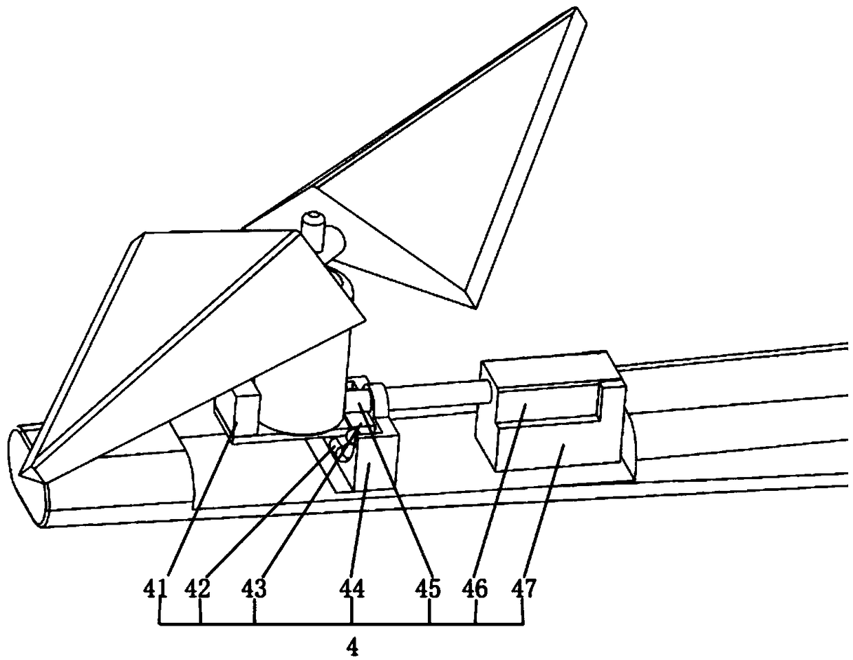 A wind-resistant unmanned aerial vehicle with wind direction identification function