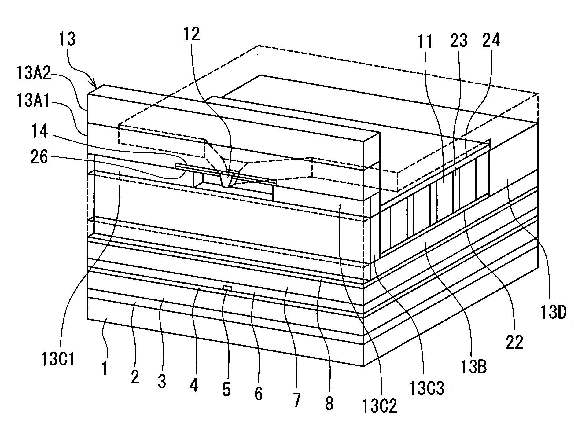 Magnetic head for perpendicular magnetic recording and method of manufacturing same