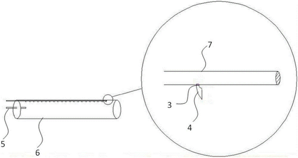 Spray pipe for high-temperature diffusion furnace and application thereof