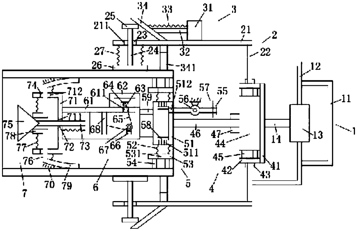 Novel efficient pipeline machining clearing equipment in field of environmental protection