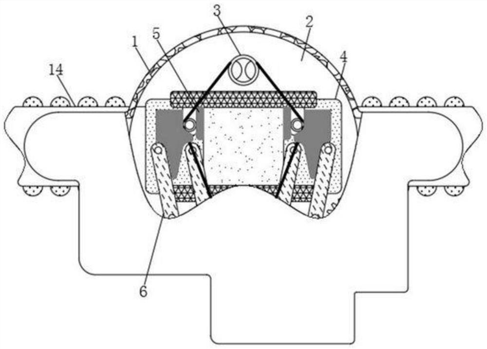 A kind of nursing belt after cesarean section which is convenient for dressing change and anti-sweat