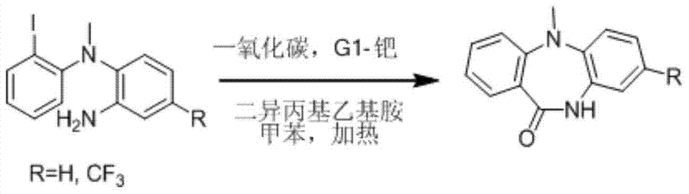 Synthetic method for dibenzepin derivative