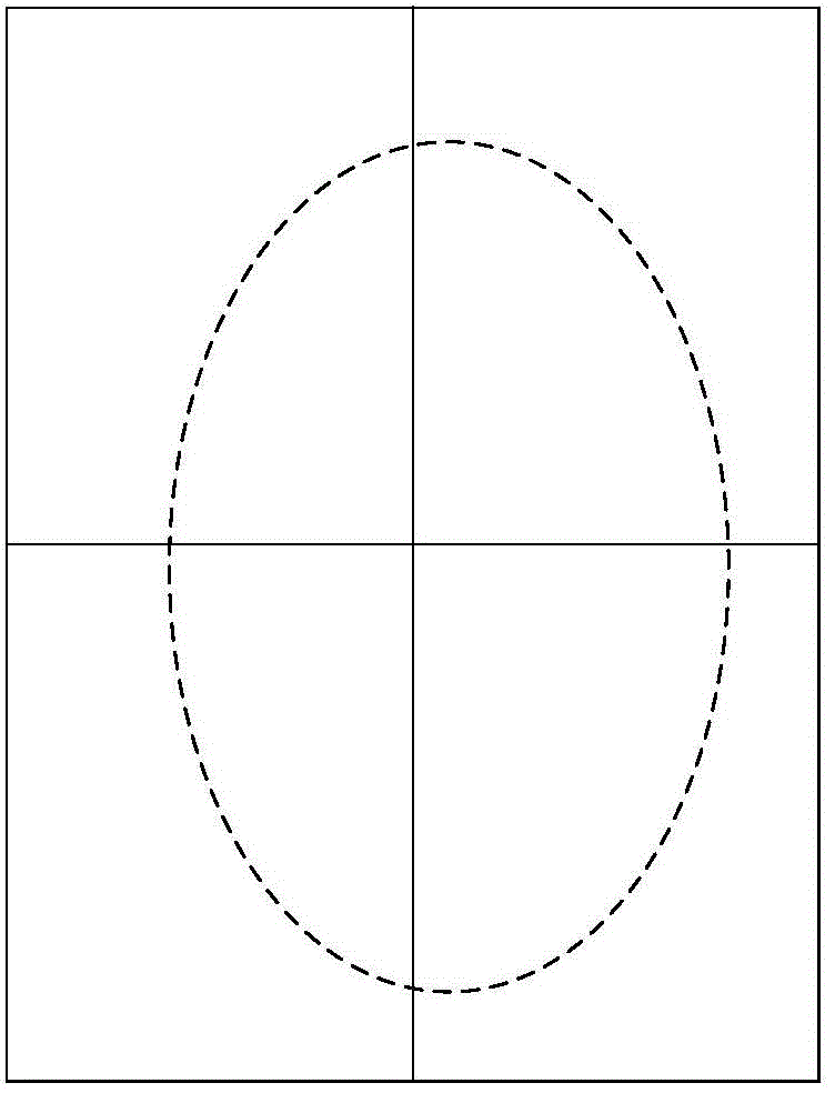 Shooting preview composition assisting method and device for shooting equipment