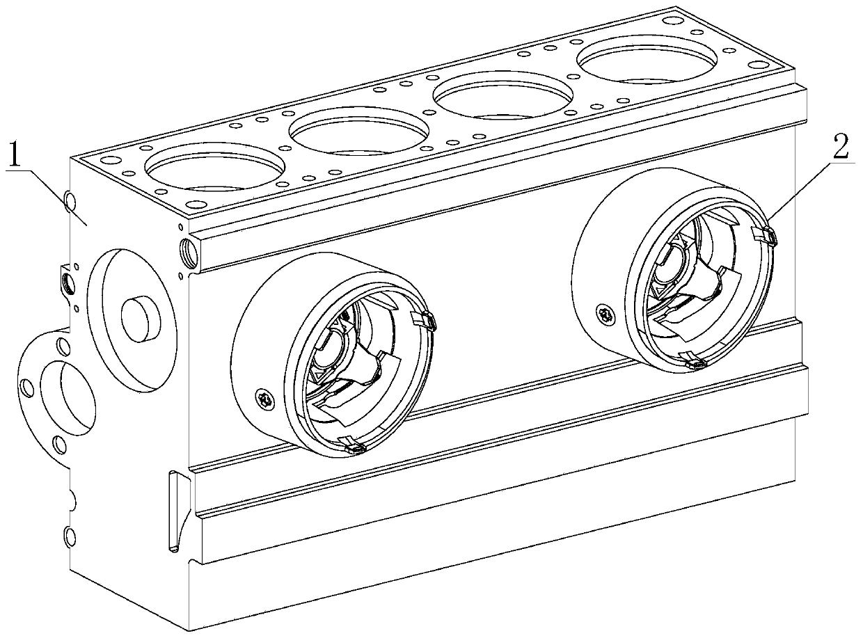 Vermicular graphite cast iron cylinder cover for automobile engine