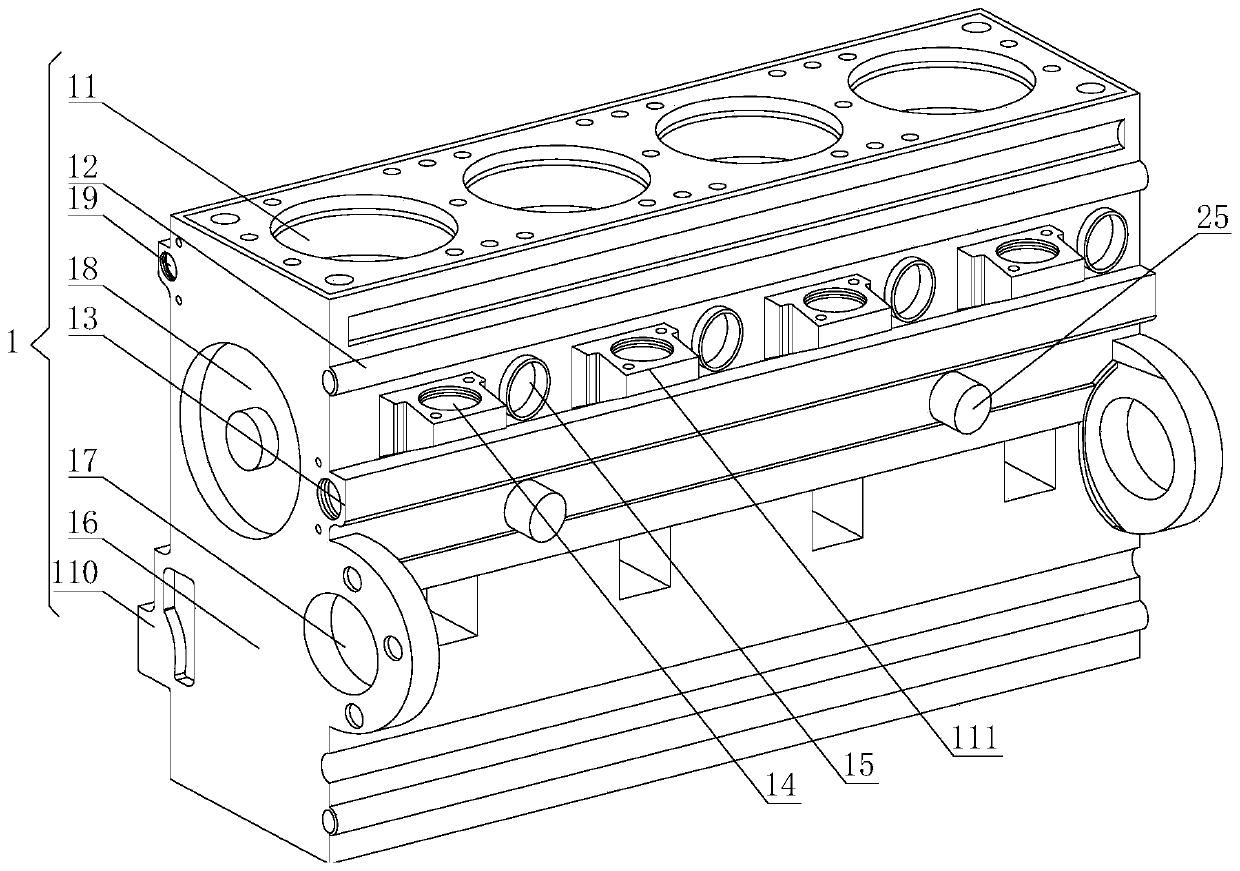 Vermicular graphite cast iron cylinder cover for automobile engine