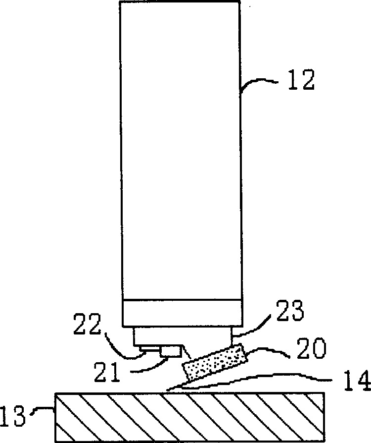 Light-spot tracking device of atomic force microscope