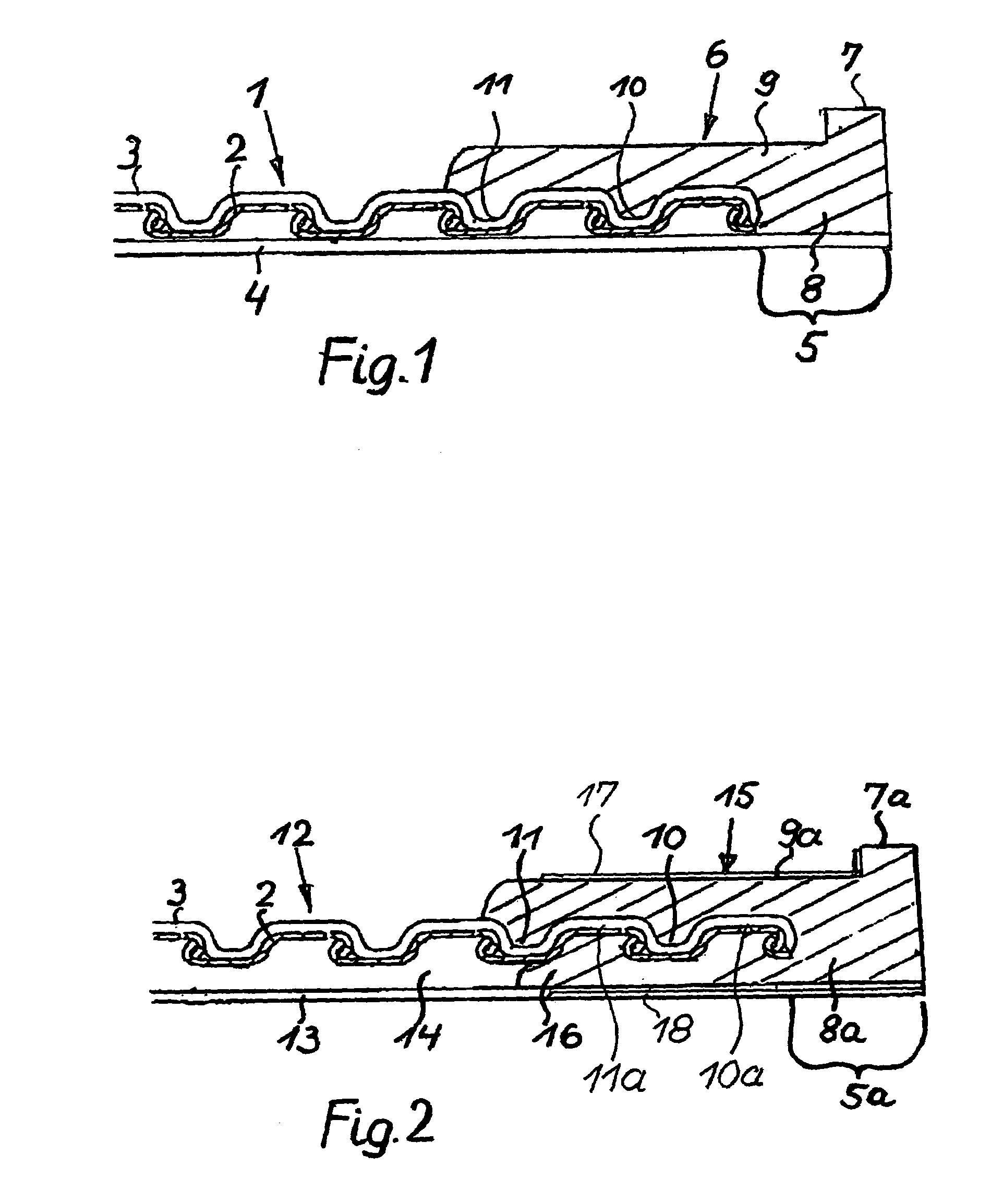 Flexible conduit, particularly for sanitary purposes