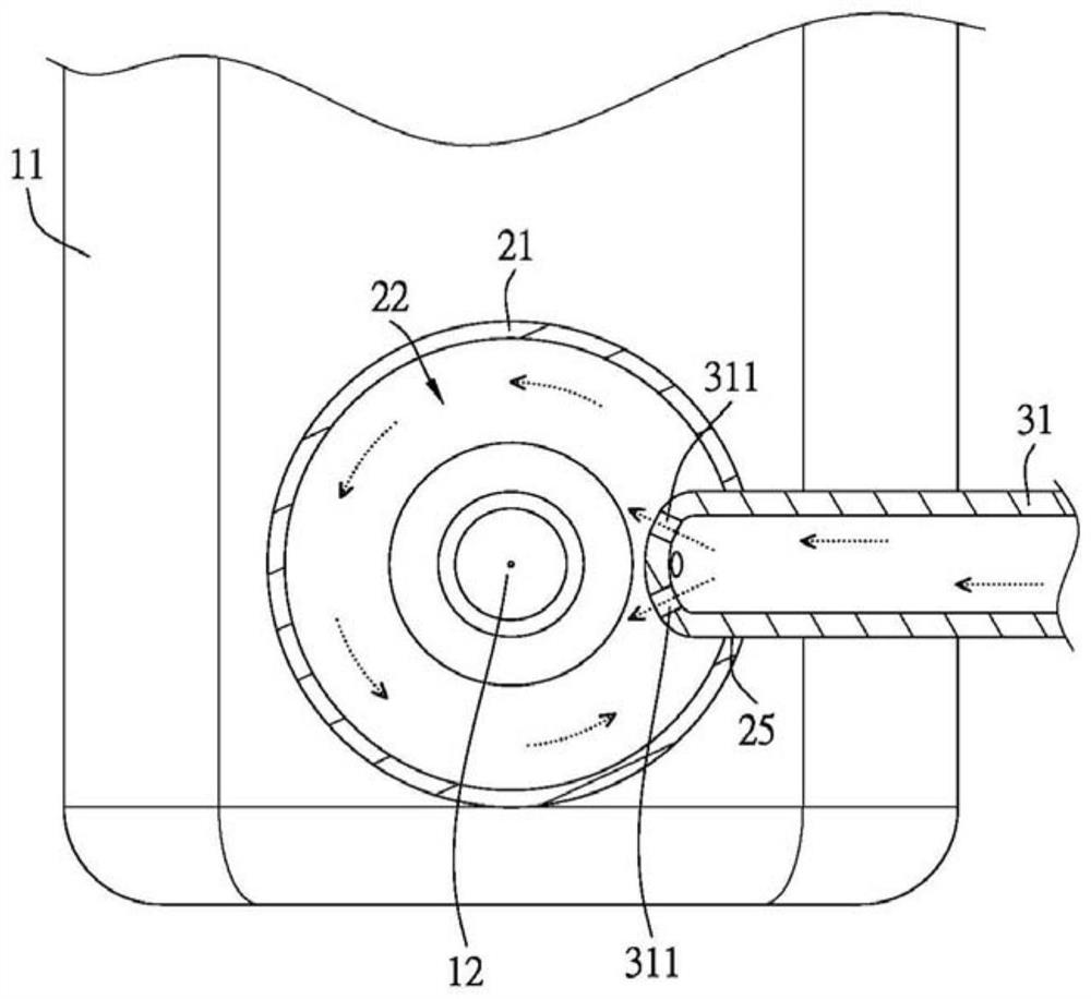 Ozone and water mixing device