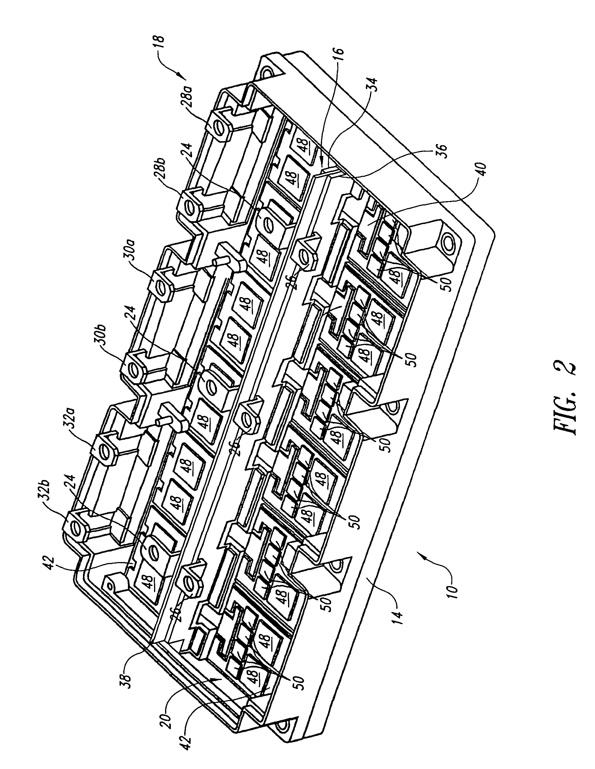 Power converter architecture employing at least one capacitor across a DC bus